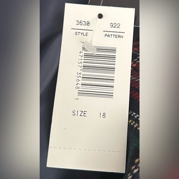 NWT Sag Harbor Plaid Blazer - Picture 3 of 4